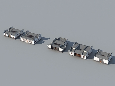 新中式古建 徽派古建筑