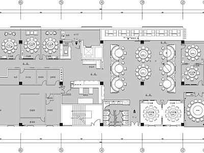 现代其他餐饮空间 东北菜馆 施工图