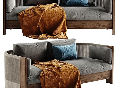 现代West elm porto sofa