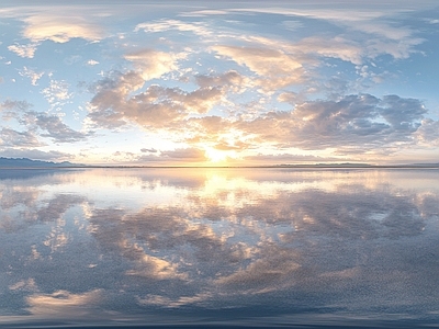 现代天空HDR 蓝天白云天空全景