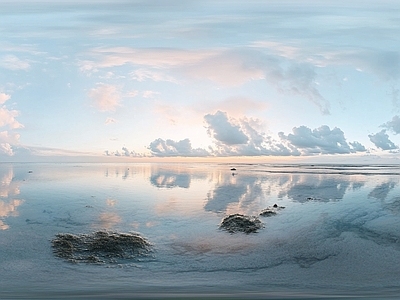 现代天空HDR 蓝天白云天空全景