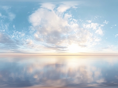 现代天空HDR 蓝天白云天空全景