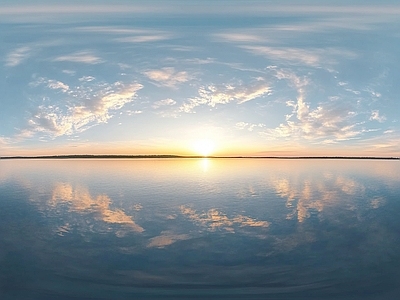 现代天空HDR 蓝天白云天空全景