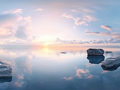 现代天空HDR 蓝天白云天空全景