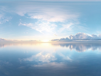 现代天空HDR 蓝天白云天空全景