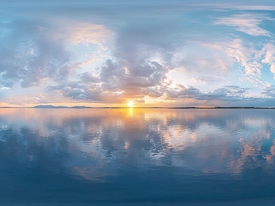 现代天空HDR 蓝天白云天空全景