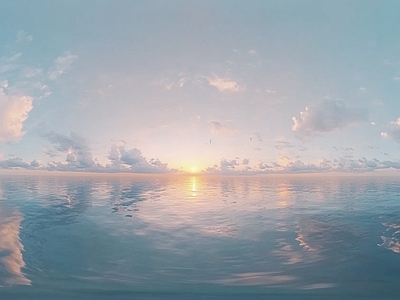 现代天空HDR 蓝天白云天空全景