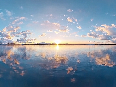 现代天空HDR 蓝天白云天空全景