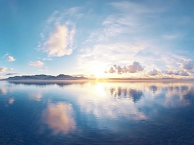 现代天空HDR 蓝天白云天空全景