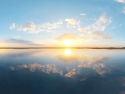 现代天空HDR 蓝天白云天空全景