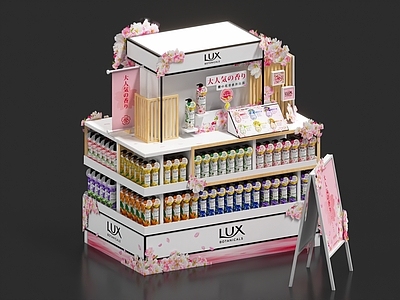 商展器材 商品展柜 洗发水 超市货架 沐浴露 展示架 展示柜 陈列架