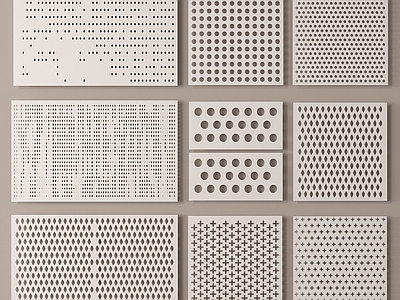 建筑材料 现代冲孔板 穿孔板冲孔铝板 镂空板金属板