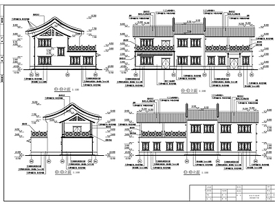 现代新中式其他商业建筑 商铺咖啡厅建施图 施工图