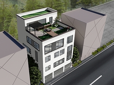 现代极简多层住宅 现代简约自建住宅