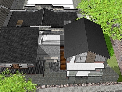 新中式古建筑 古建 新中式