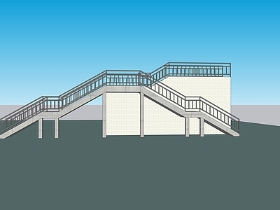 现代简模规划 室外楼梯