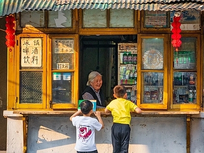 现代街道外景 道路