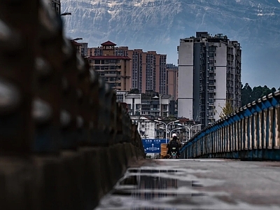 现代街道外景