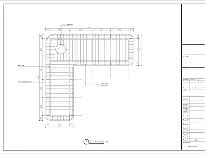 现代小区景观 小区廊架 施工图 居住区景观