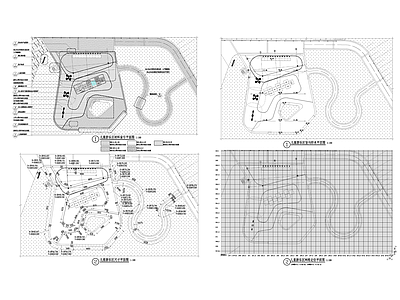 现代公园景观 施工图