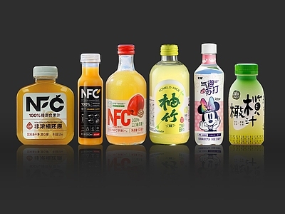 食物饮料 饮料 玻璃瓶 塑料瓶 可乐瓶 饮料瓶