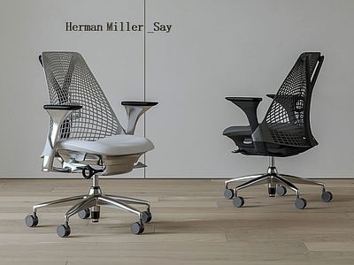 现代简约办公椅 Herman Miller 网面办公椅 培训椅 滑轮办公椅