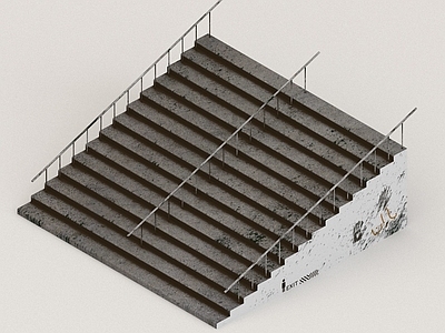 现代台阶 道路台阶 楼梯