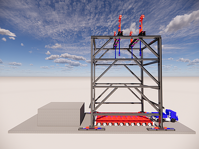 其他工业设备 龙门架或动力升降 工程车