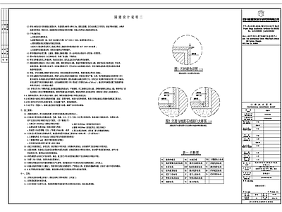 现代设计说明 景观园建说明 施工图