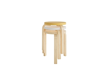 现代其他凳子 木凳 Stool60 Artek