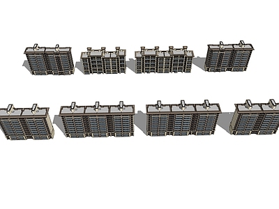 现代多层住宅 商业住宅楼