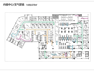 现代工装图库 医院家具 内镜中心 检验科 中心供应 施工图 工装图库