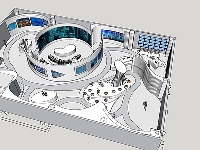 现代其他文化空间 3D打印展厅 科技展厅 展厅 科技馆 3D打印馆