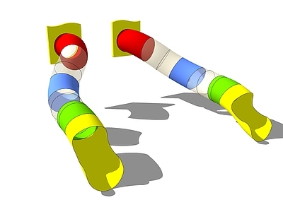 儿童滑梯 现代管道滑梯