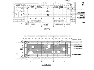 现代廊架 现代风景观廊架 施工图