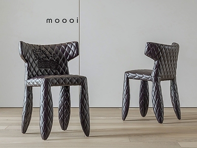 现代意式餐椅 Moooi 怪兽椅 单椅 卡通椅 儿童椅