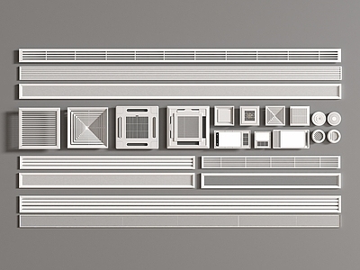 空调出风口 空调出风口 组合