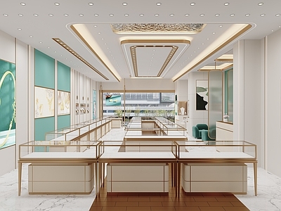 现代珠宝店 黄金店 首饰店 珠宝店