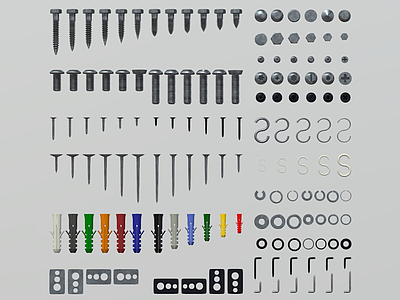 其他五金 现代五金件 钉子 螺栓 螺母 螺丝
