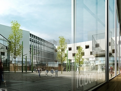 现代学校建筑 36班中学 施工图
