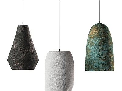 现代封闭式厨房 Wabi sabi Lamps