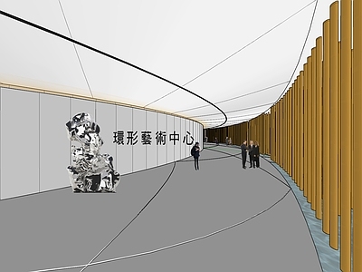 现代极简其他文化空间 小剧场 美术馆 艺术中学