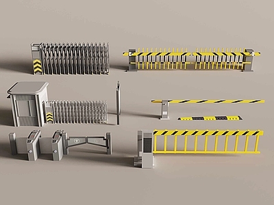 安全设施 伸缩门 收费杆 隔离带 自动门