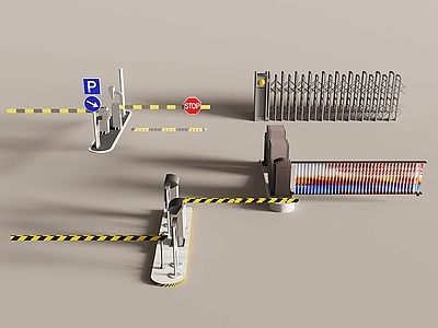 现代其他门 闸口 收费栏杆 伸缩门 自动门