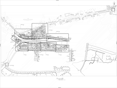 现代公园景观 美丽乡村综合体 水乡建设项目 施工图