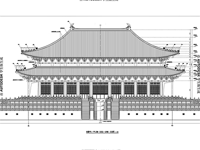 中式古建 明代古建 施工图