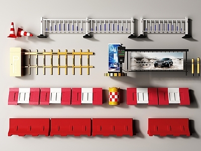 安全设施 市政护栏 车库道闸 停车库出入口 道路护栏围栏 防撞桶