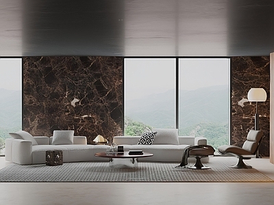 现代家居客厅 Minotti 现代客厅