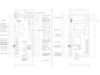 现代侘寂公寓 公寓全套 公寓平面图 复式公寓 loft公寓 户型优化 施工图