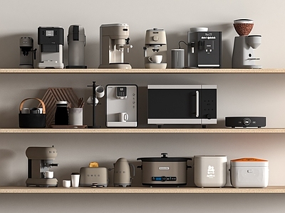 厨房用品 厨房用品组合 厨房电器 咖啡机 烤箱 电饭煲